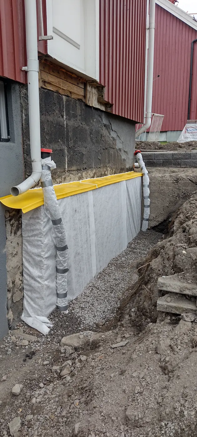 Dränering och grundisolering utförd av Robert’s Hantverks Service (5 av 5)