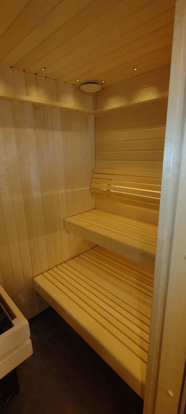 Bastu och dusch efter arbetet