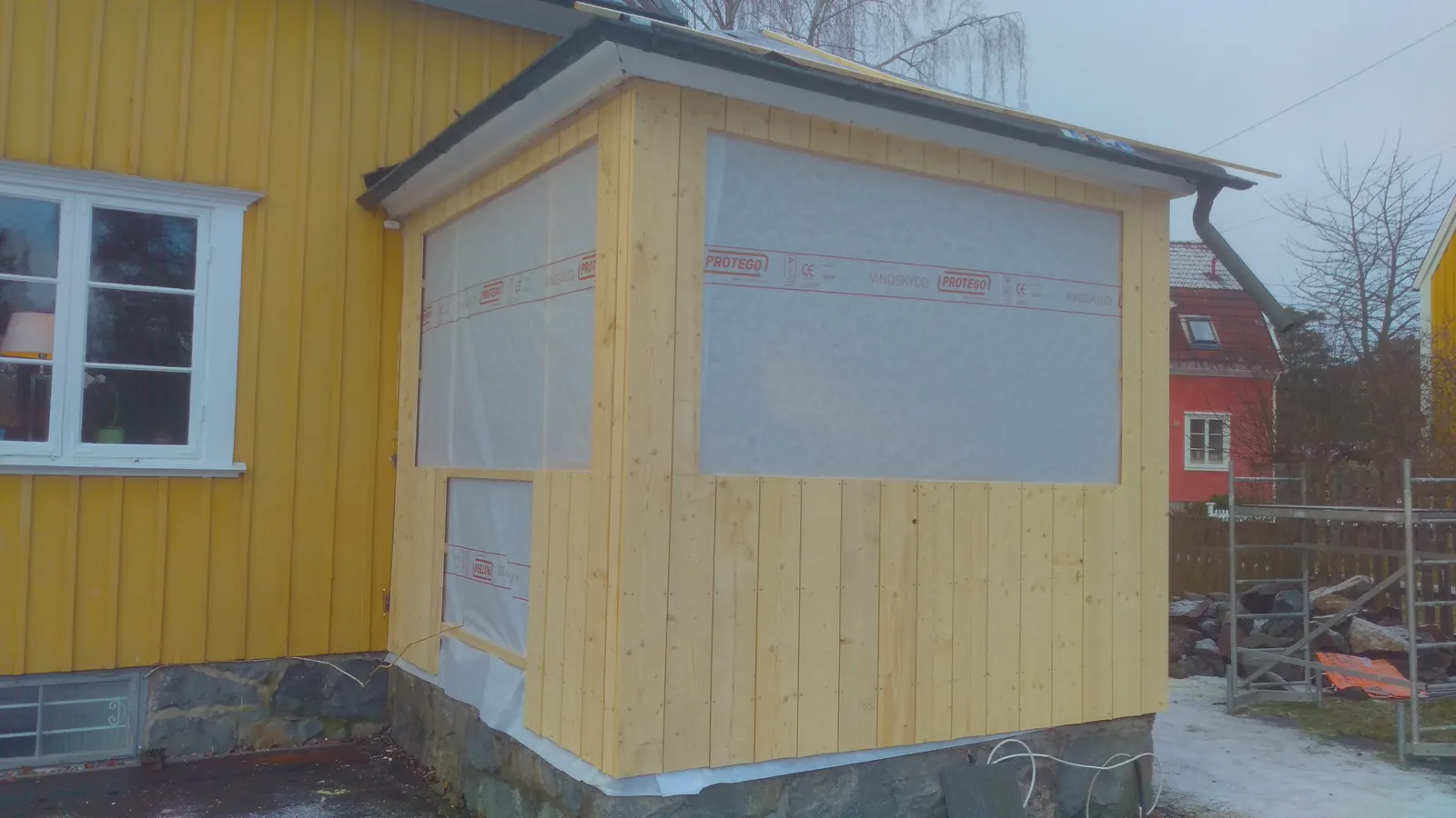 Tillbyggd veranda i Bromma, bild 3 av 4